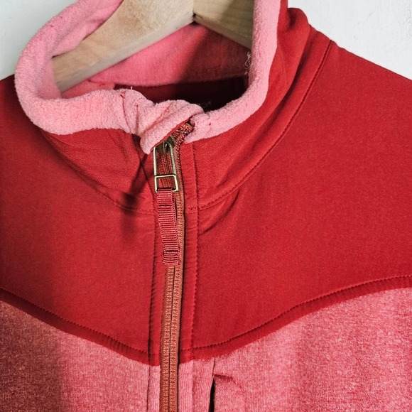 ExOfficio Dri Release Fleece Zip Vest Women's L Heather Pink Red - Picture 4 of 9
